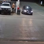 Video: Earlier this week, a man filled up a stolen black MG before being arrested in Murray River